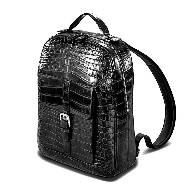 Alligator Leather Backpack Stylish Alligator Travel Bag