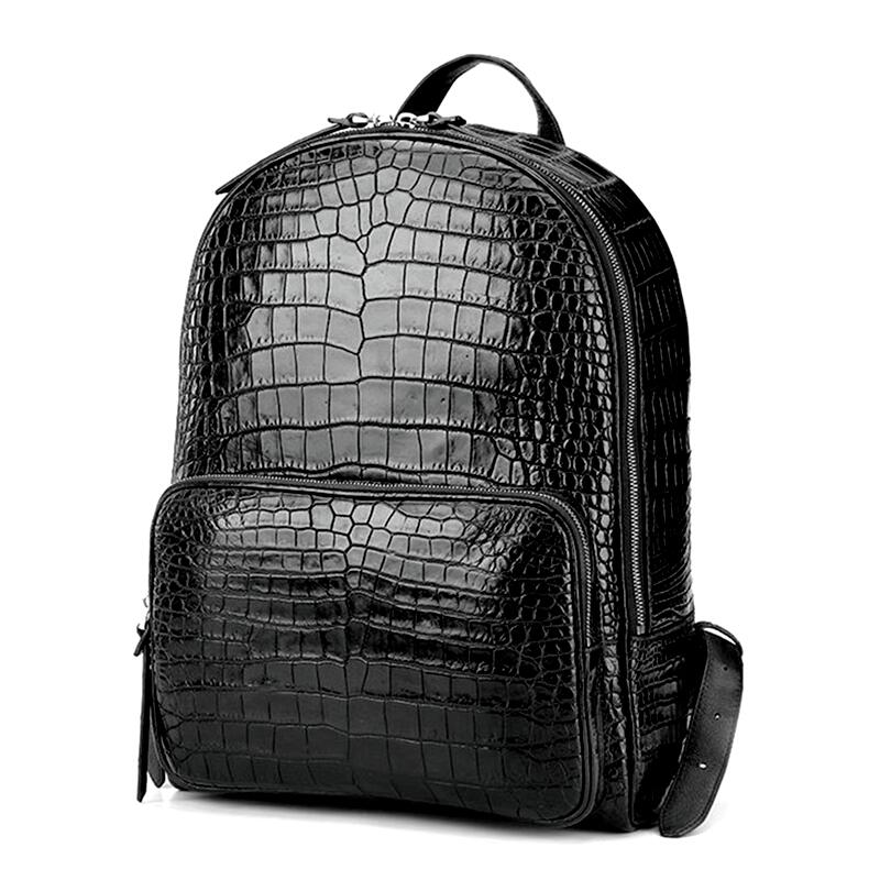 Luxury Alligator Skin Backpack for Men