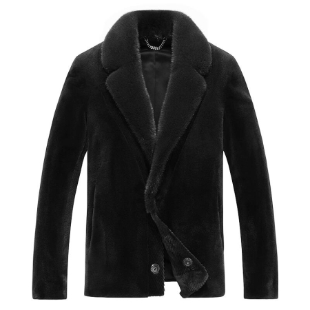 Mink Fur Blazer Suit Coat for Men