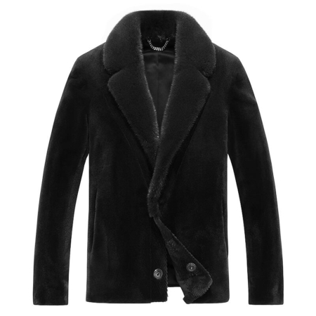 Mink Fur Blazer Suit Coat for Men