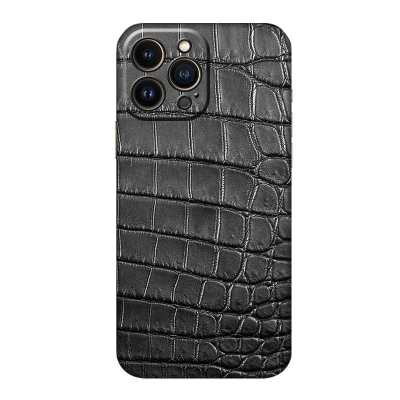 Alligator & Crocodile iPhone Cases-Black