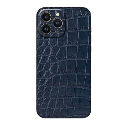 Alligator & Crocodile iPhone Cases-Navy Blue