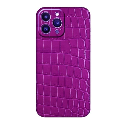 Iphone 15 Pro Max Blue Peony Alligator Removable Strap Case