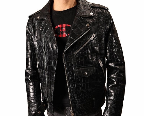 Crocodile Leather Is The Best Material for Motorcycle Jackets