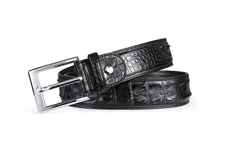 How to Take Care of Your Alligator Leather Belts-Black Alligator Belt