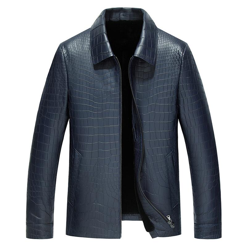 thumbnail image 2 of Men’s Asymmetric Zipper Maroon Faux Leather Jacket 2 of 10
