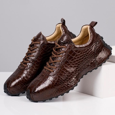 Alligator Sneakers, Alligator Chunky Sneakers for Men