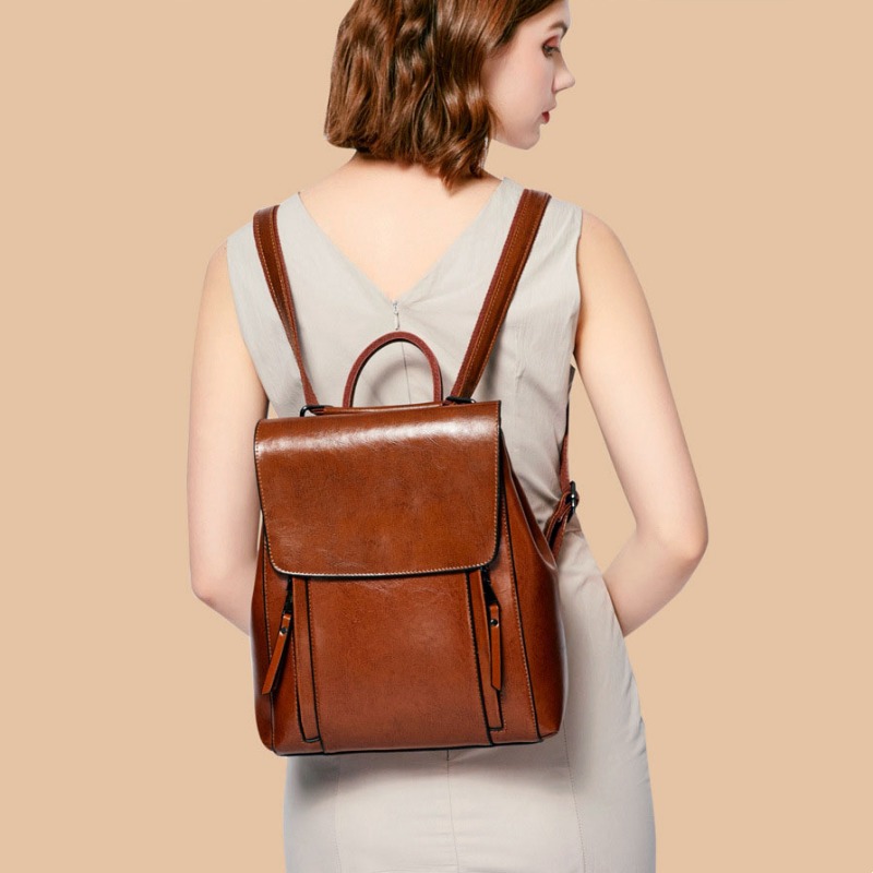 Leather backpacks have a timeless appeal