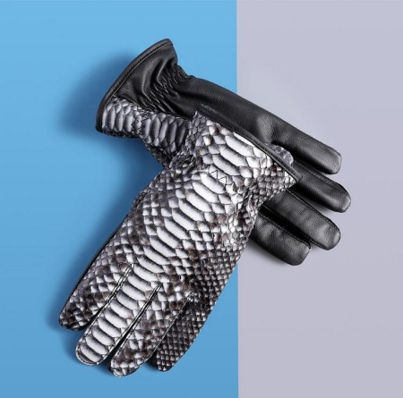 premium python gloves and snakeskin gloves