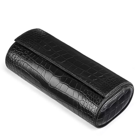 Genuine Alligator Watch Roll Case