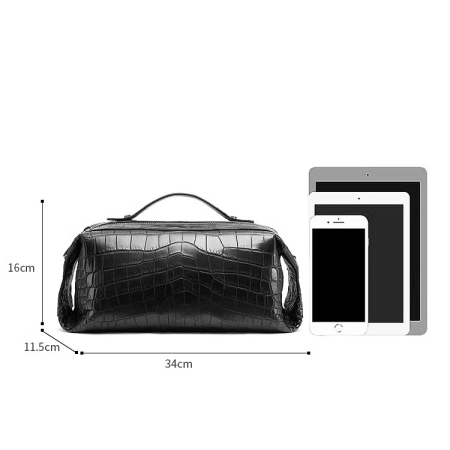 Alligator Sports Bag Wristlet Bag-Dimensions