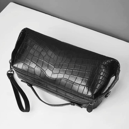 Stylish Alligator Wristlet Bag for Men
