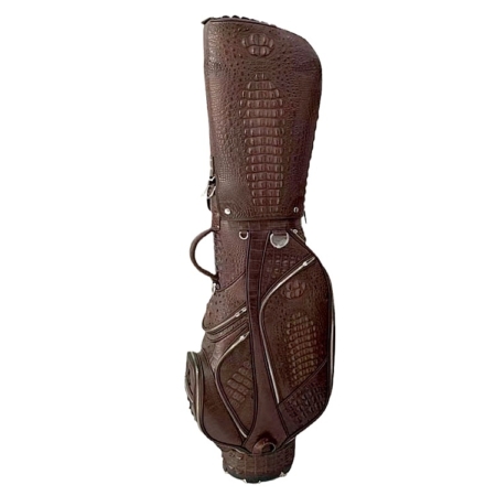 Crocodile Golf Cart Bags Golf Travel Bags-Brown