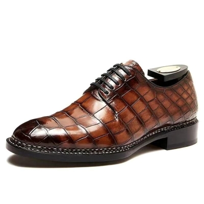 Bespoke Alligator Skin Dress Shoes Derby Shoes