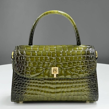Custom Leather Purse Mini Alligator Handbag