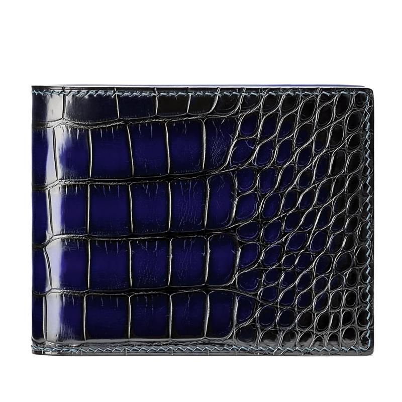 Top luxury men's wallet brand-BRUCEGAO alligator wallet