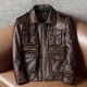 How to Wear a Brown Leather Jacket