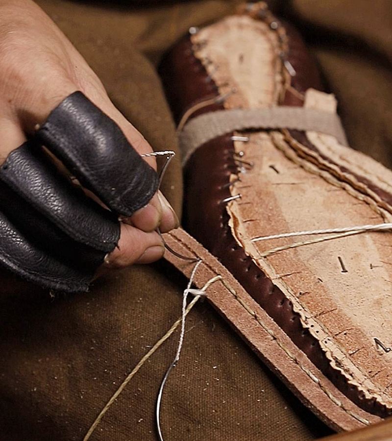 Bespoke shoe process - sole