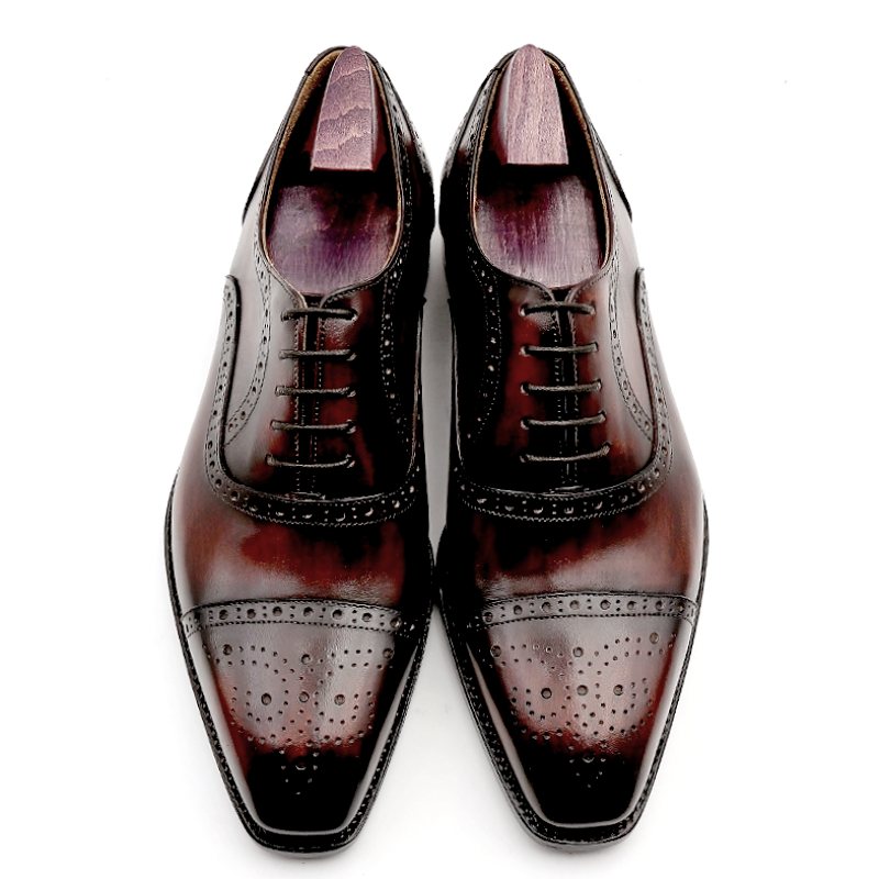 Cap-Toe High-Top shoes - Leather Shoes for Business Meetings in 2026