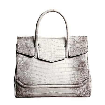 Glacial White Nile Crocodile Handbags