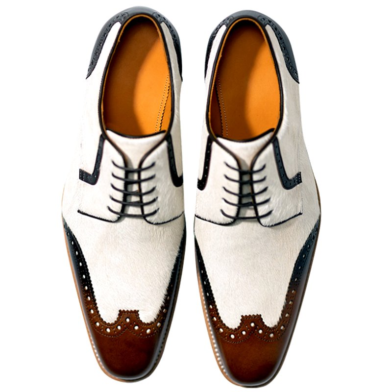 Two-Tone Leather Shoes - Leather Shoes for Business Meetings in 2026