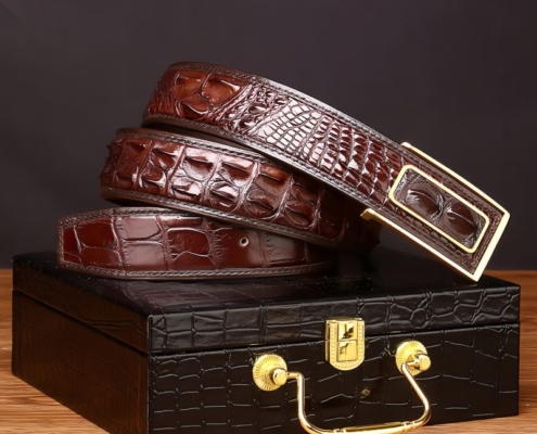 Crocodile Leather Belts Are a Great Gift for Men