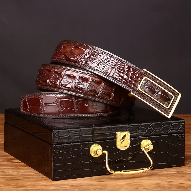 Crocodile Leather Belts Are a Great Gift for Men