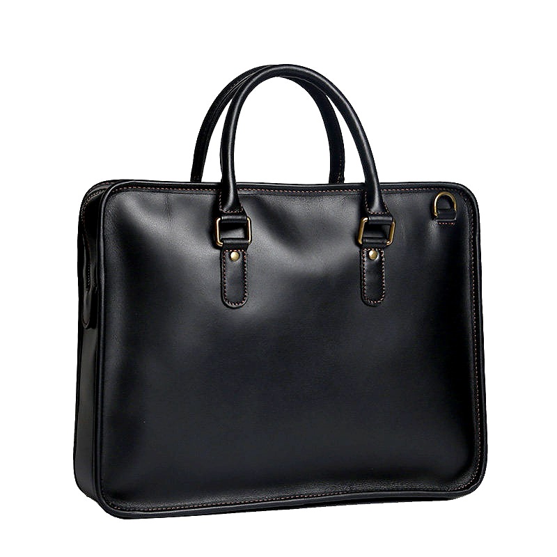 Soft Leather Attache Briefcase