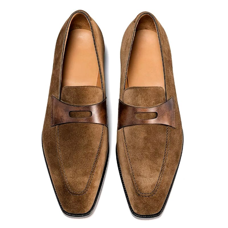 Suede Loafers