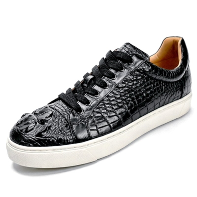Stylish Genuine Crocodile Leather Shoes for Men