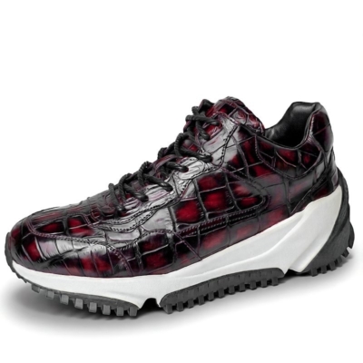Alligator Sneakers Luxury Alligator Sneakers for Men