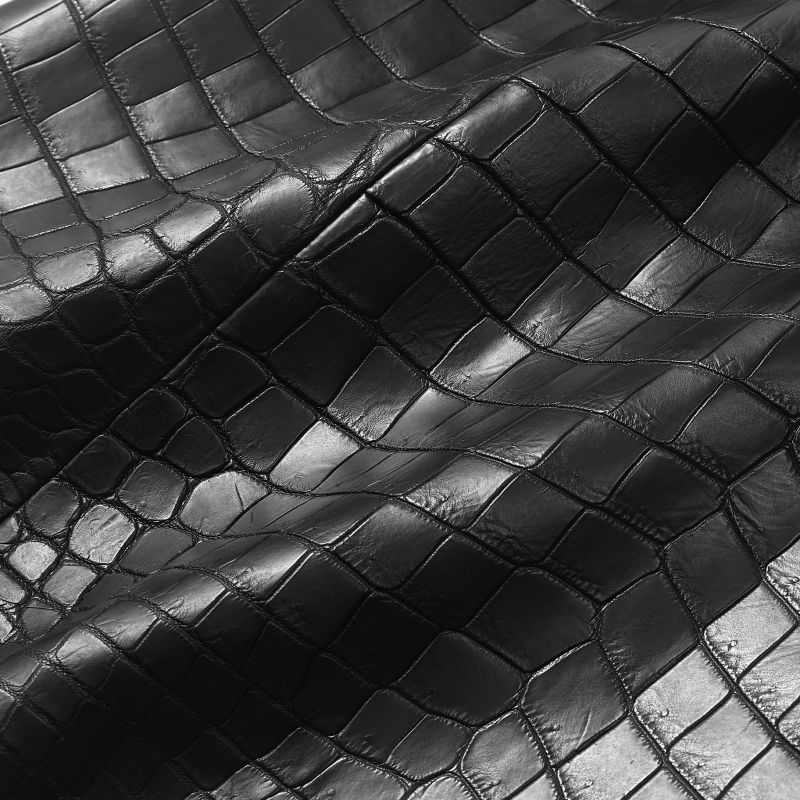 Crocodile Leather Double-Breasted Trench Coat - Crocodile Leather